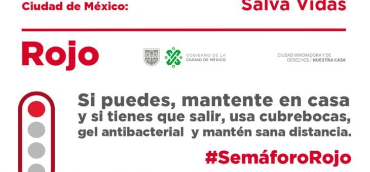 Trigésimo Octavo Aviso por el que se da a conocer el color del Semáforo Epidemiológico de la Ciudad de México, así como la continuidad de las medidas extraordinarias establecidas